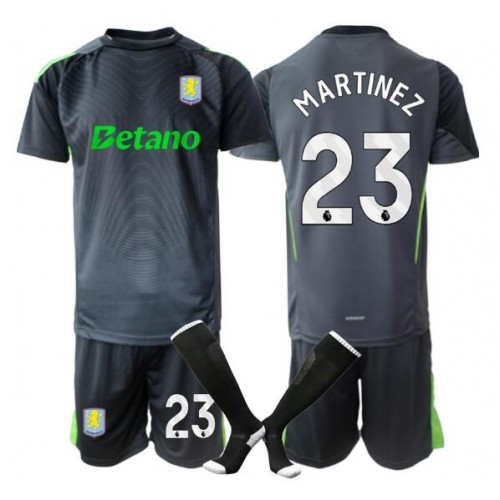 Aston Villa Emiliano Martinez #23 Torwart Replik Heimtrikot Kinder 2025-26 Kurzarm (+ Kurze Hosen) Aston Villa Emiliano Martinez #23 Torwart Replik Heimtrikot Kinder 2025-26 Kurzarm (+ Kurze Hosen)